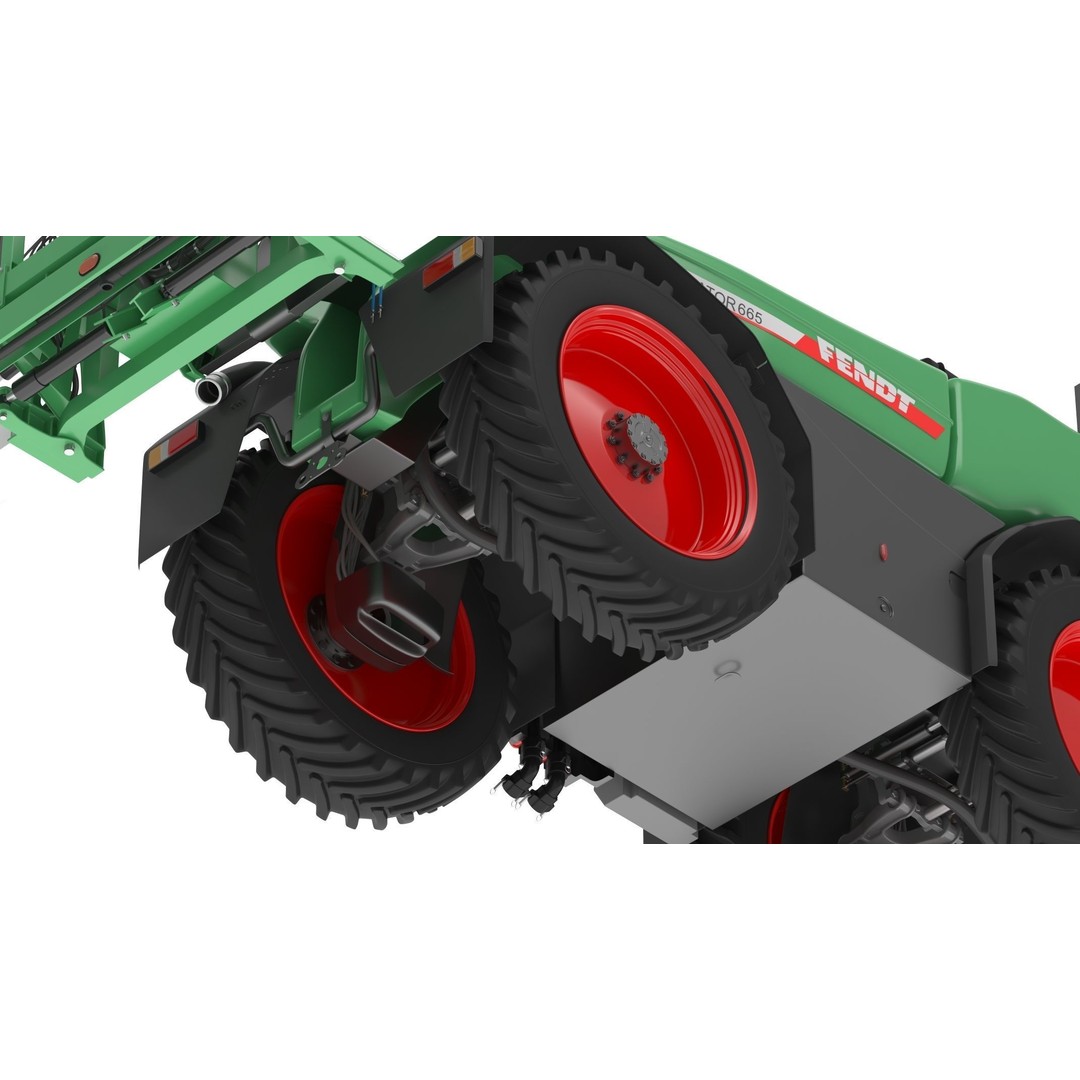 Fendt Rogator 600 Crop Protection Sprayers 3D Model – High Poly Game-Ready, FBX, OBJ - View 21