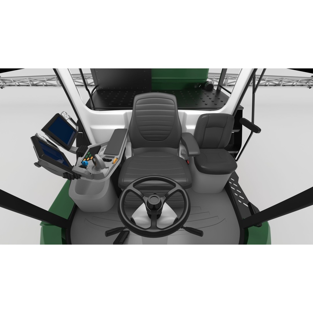 Fendt Rogator 600 Crop Protection Sprayers 3D Model – High Poly Game-Ready, FBX, OBJ - View 22
