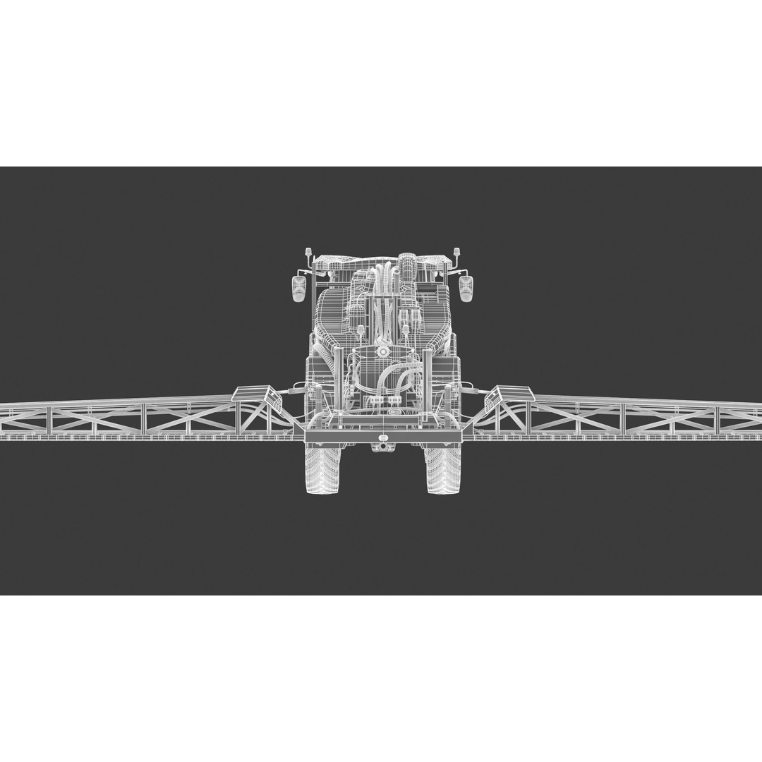 Fendt Rogator 600 Crop Protection Sprayers 3D Model – High Poly Game-Ready, FBX, OBJ - View 26