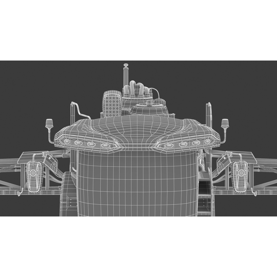 Fendt Rogator 600 Crop Protection Sprayers 3D Model – High Poly Game-Ready, FBX, OBJ - View 40