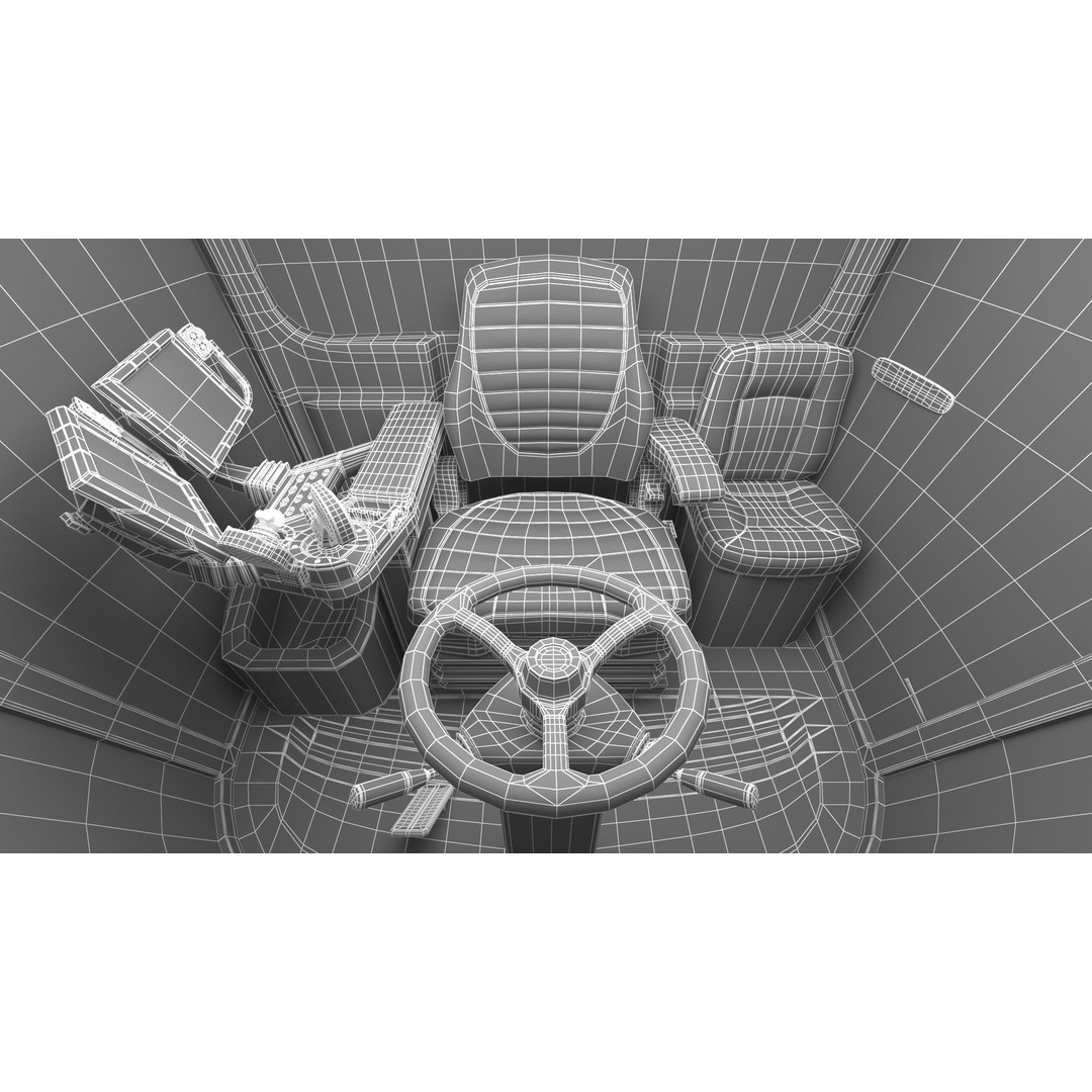 Fendt Rogator 600 Crop Protection Sprayers 3D Model – High Poly Game-Ready, FBX, OBJ - View 44