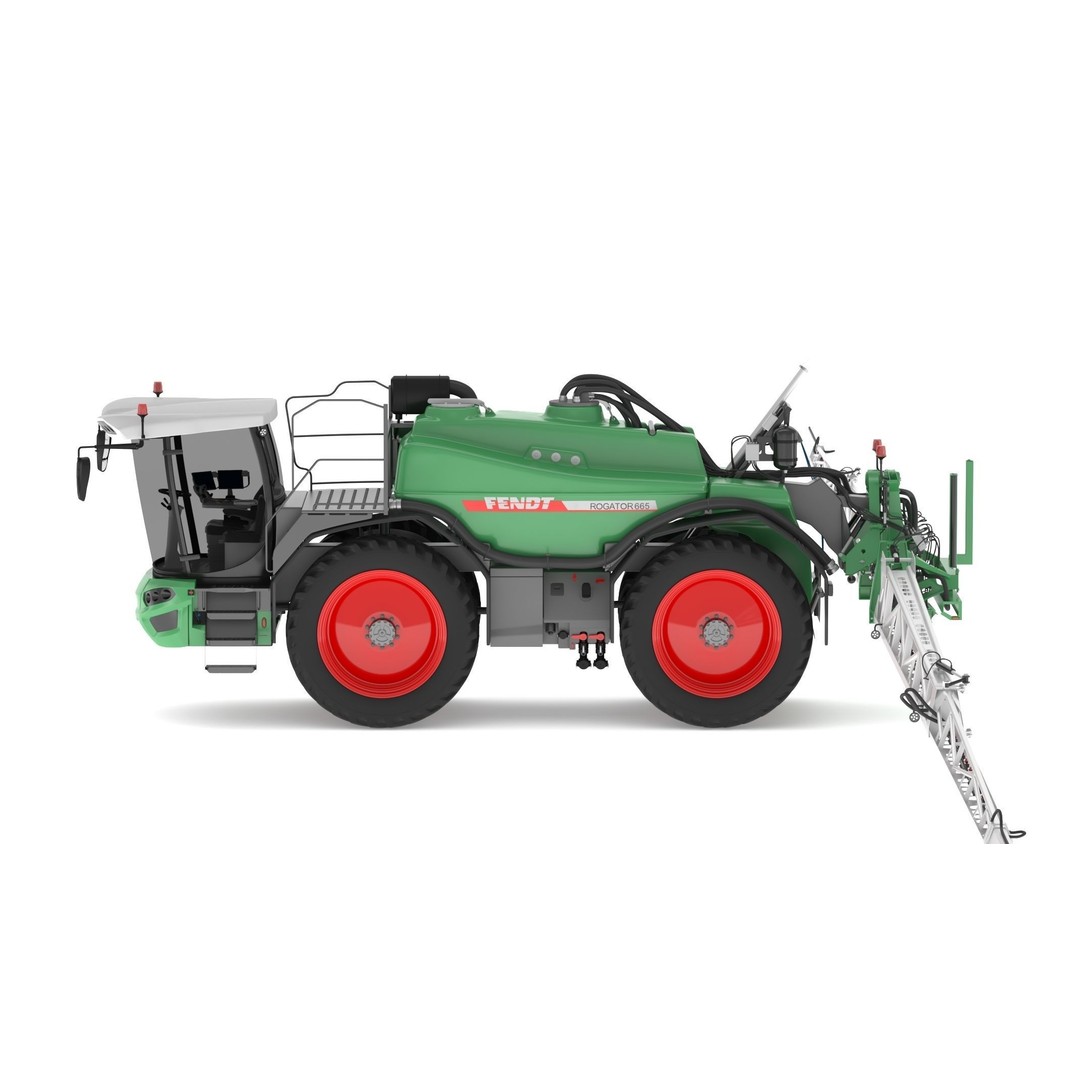 Fendt Rogator 600 Crop Protection Sprayers 3D Model – High Poly Game-Ready, FBX, OBJ - View 6
