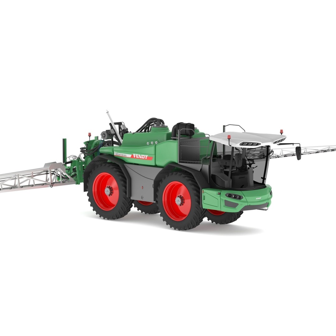 Fendt Rogator 600 Crop Protection Sprayers 3D Model – High Poly Game-Ready, FBX, OBJ - View 9