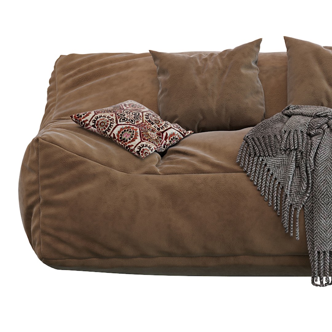 Big Joe Lux Large Bean Sofa 3D Model – Stain Resistant Furniture, FBX - View 15