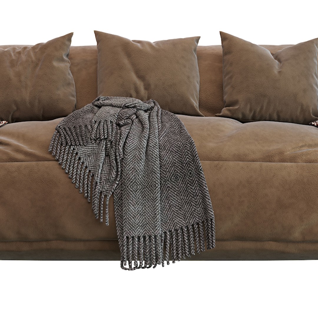 Big Joe Lux Large Bean Sofa 3D Model – Stain Resistant Furniture, FBX - View 16
