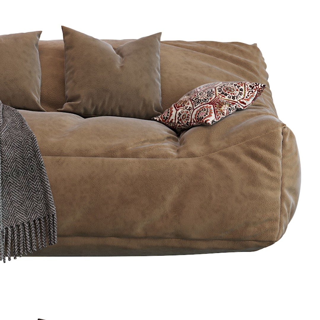 Big Joe Lux Large Bean Sofa 3D Model – Stain Resistant Furniture, FBX - View 19