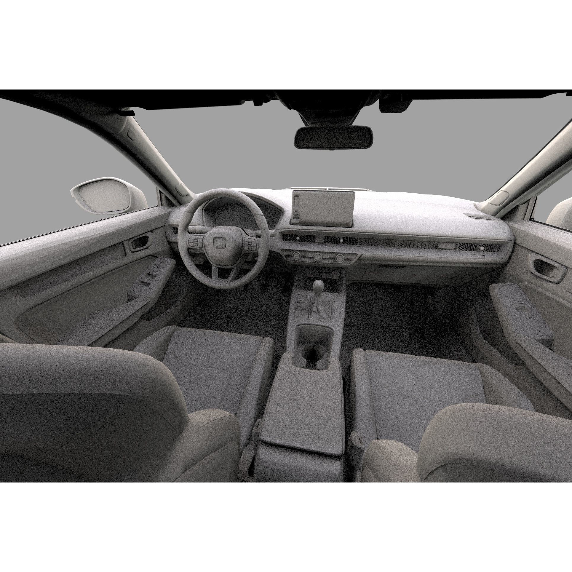 Honda Civic Type R 2022 - High-Poly 3D Model - View 41