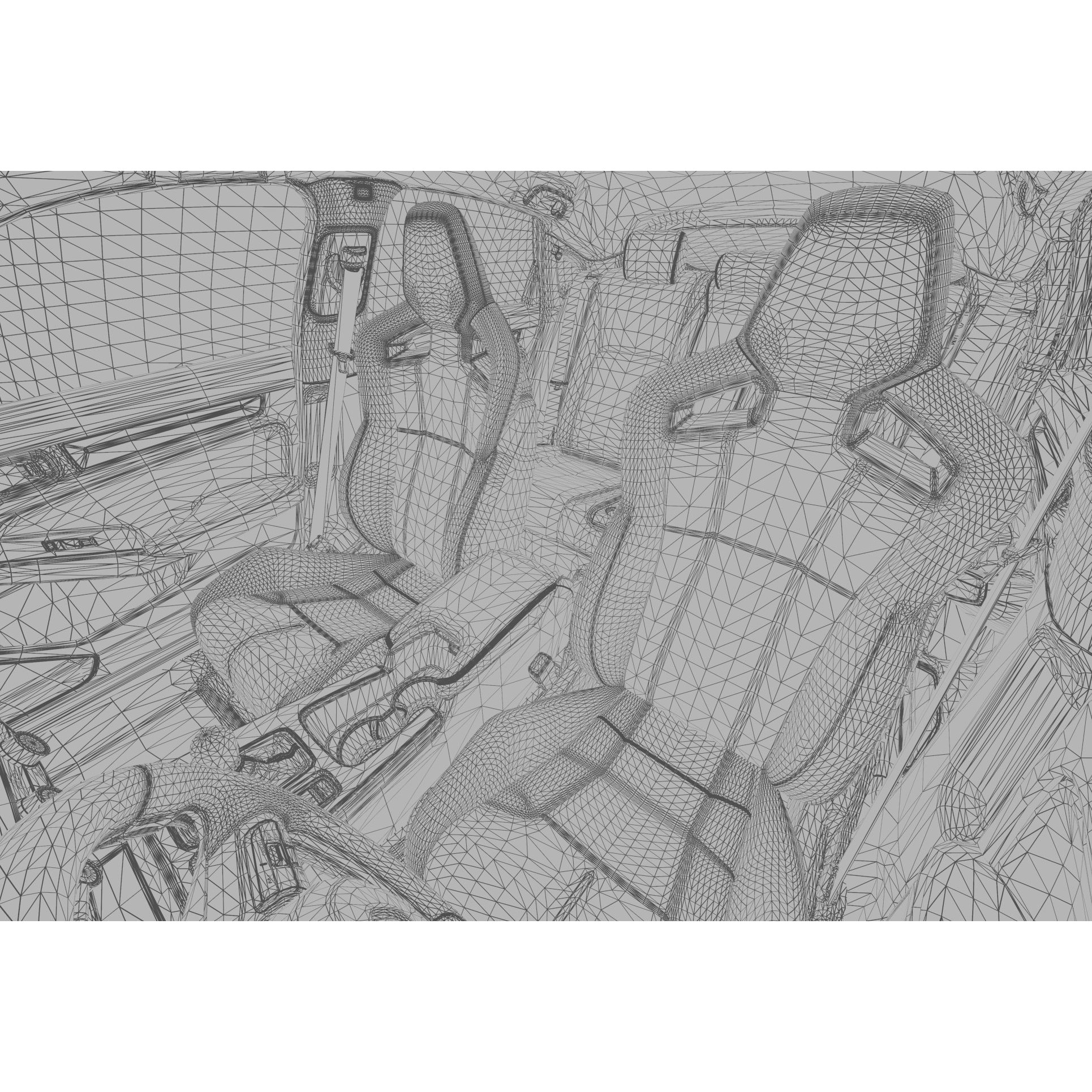Honda Civic Type R 2022 - High-Poly 3D Model - View 57