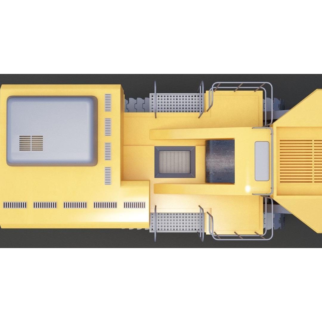 Excavator 3D Model – High Poly Industrial Vehicle, FBX, OBJ - View 15