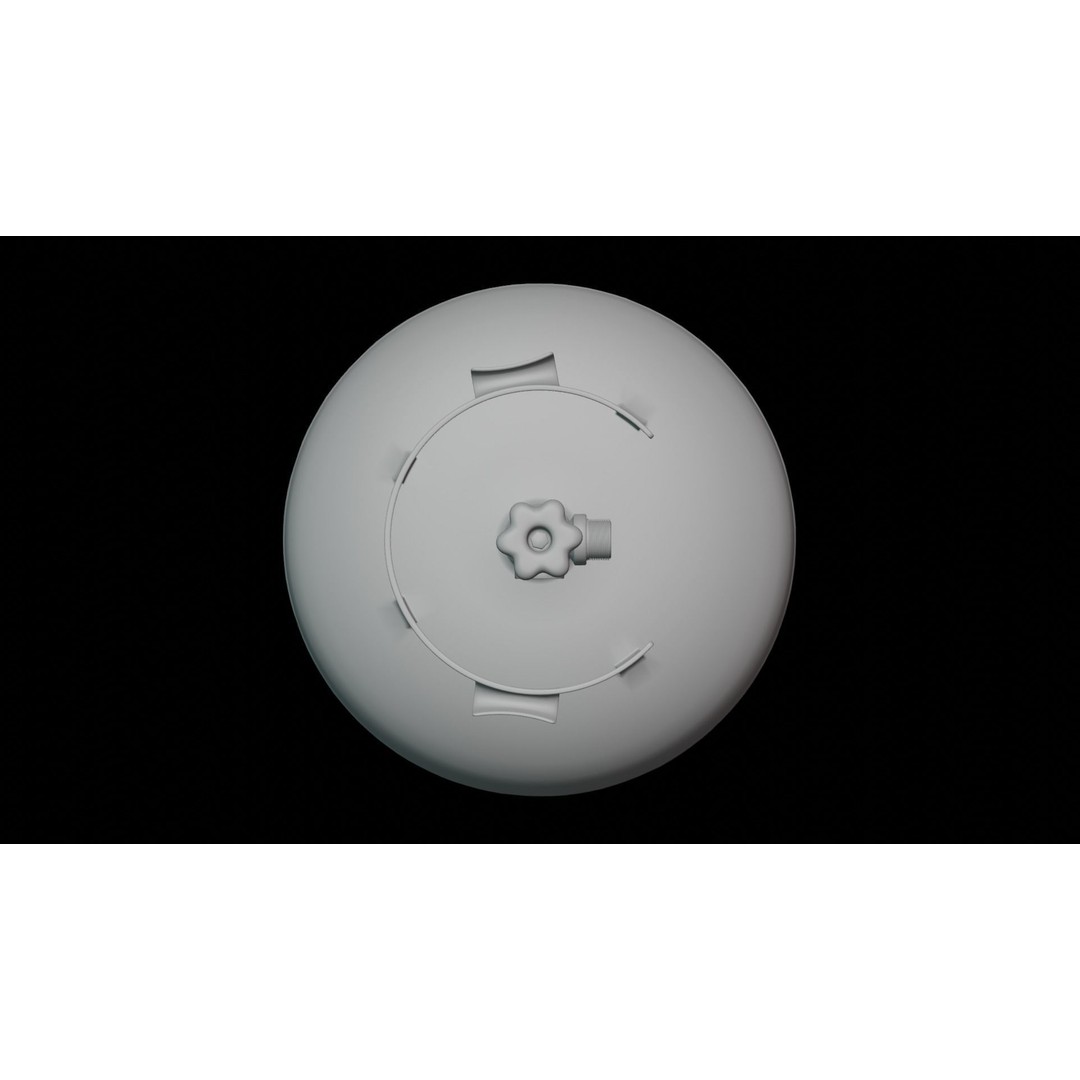 Propane Tank 3D Model – High Poly PBR Asset for Games, FBX, Blender - View 9