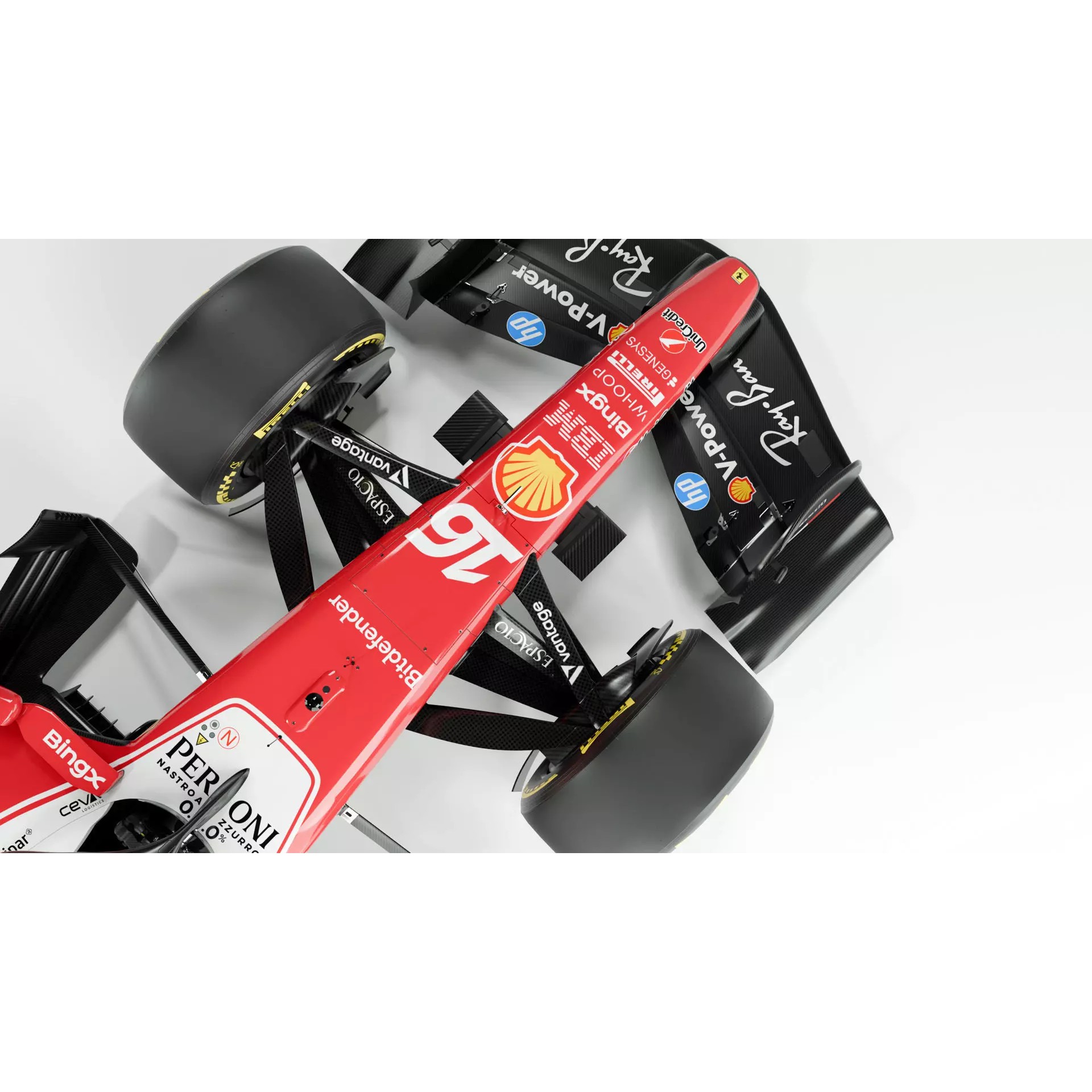 Ferrari SF-26 - Low-Poly Game-Ready 3D Model - View 12