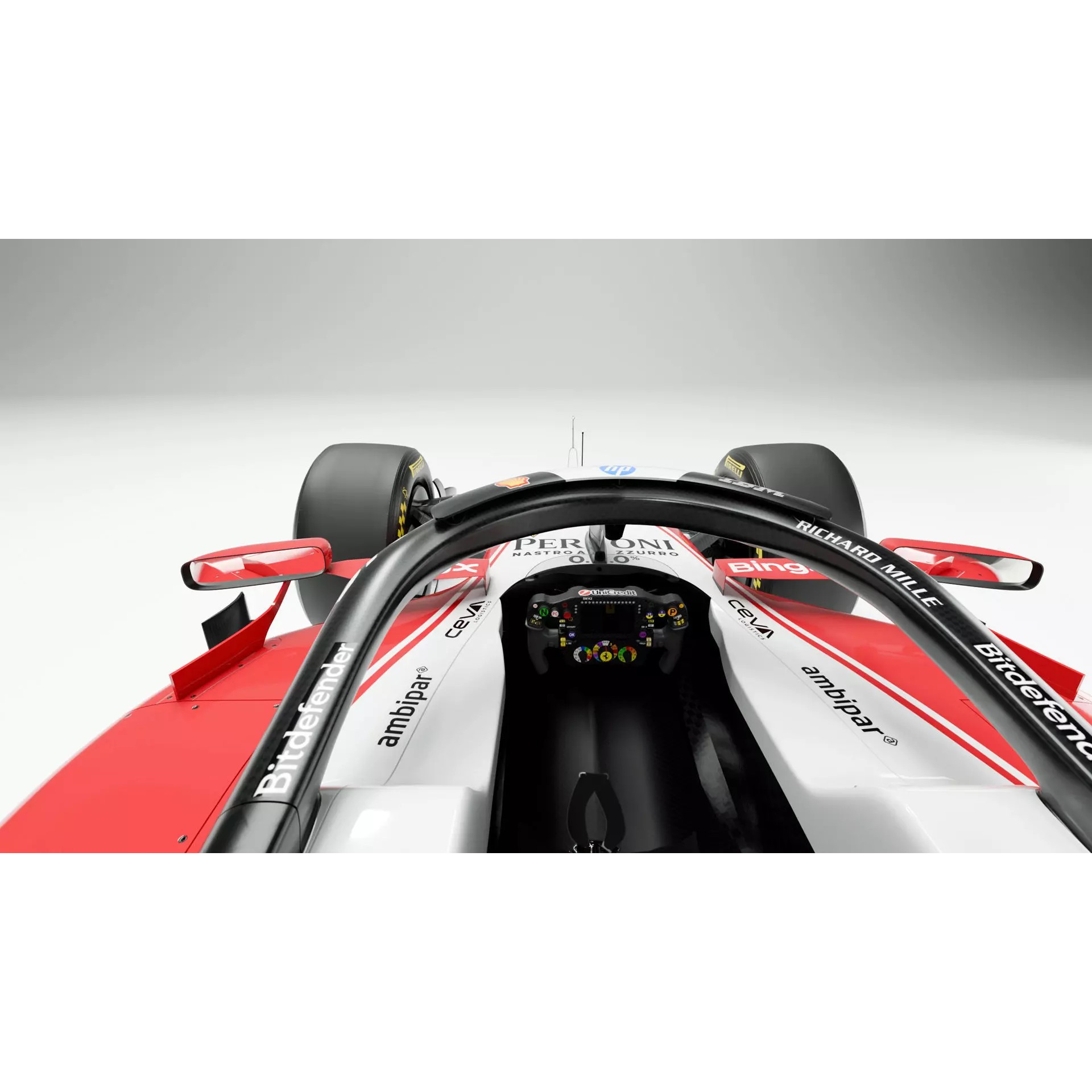 Ferrari SF-26 - Low-Poly Game-Ready 3D Model - View 17