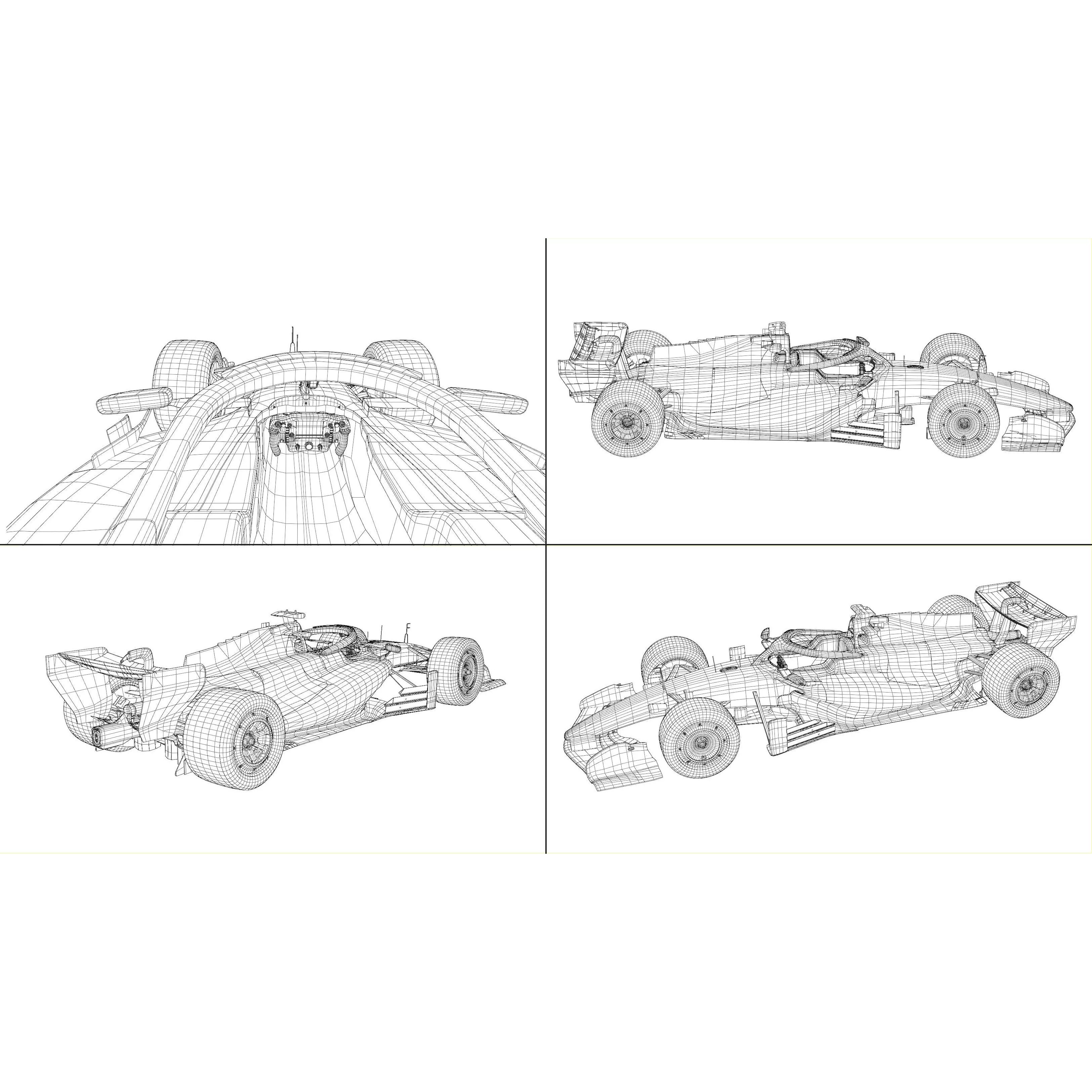 Ferrari SF-26 - Low-Poly Game-Ready 3D Model - View 19