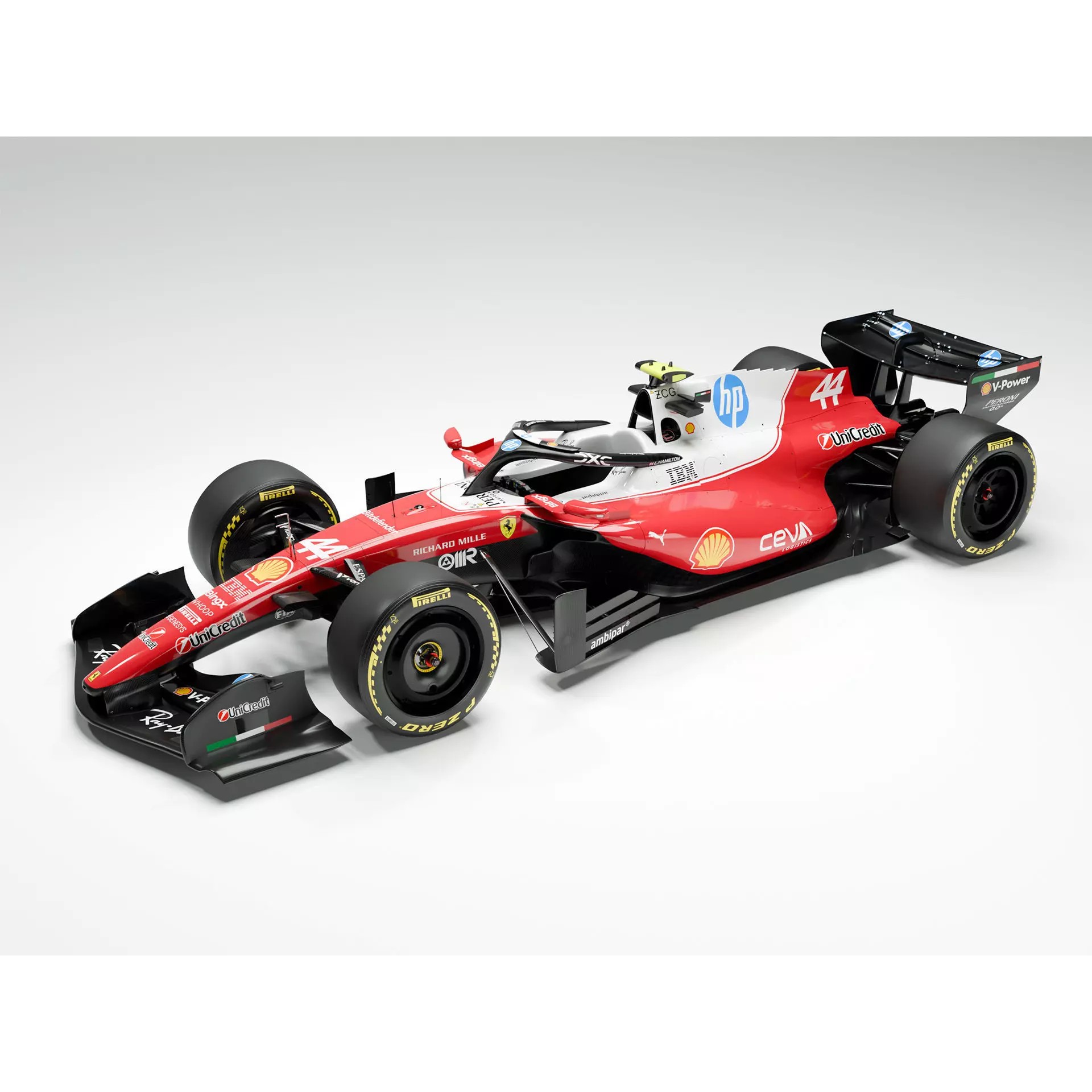 Ferrari SF-26 - Low-Poly Game-Ready 3D Model - View 2