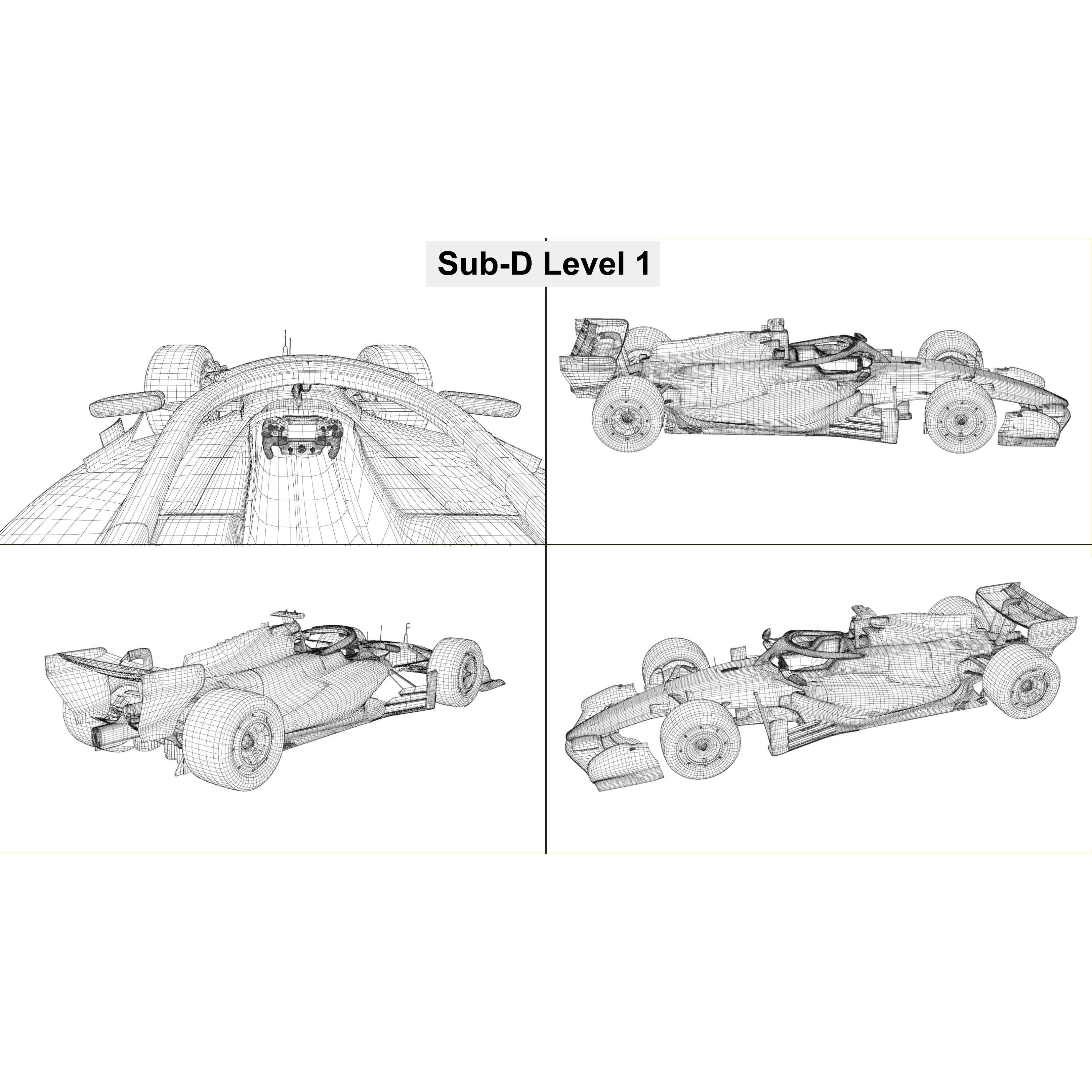 Ferrari SF-26 - Low-Poly Game-Ready 3D Model - View 20
