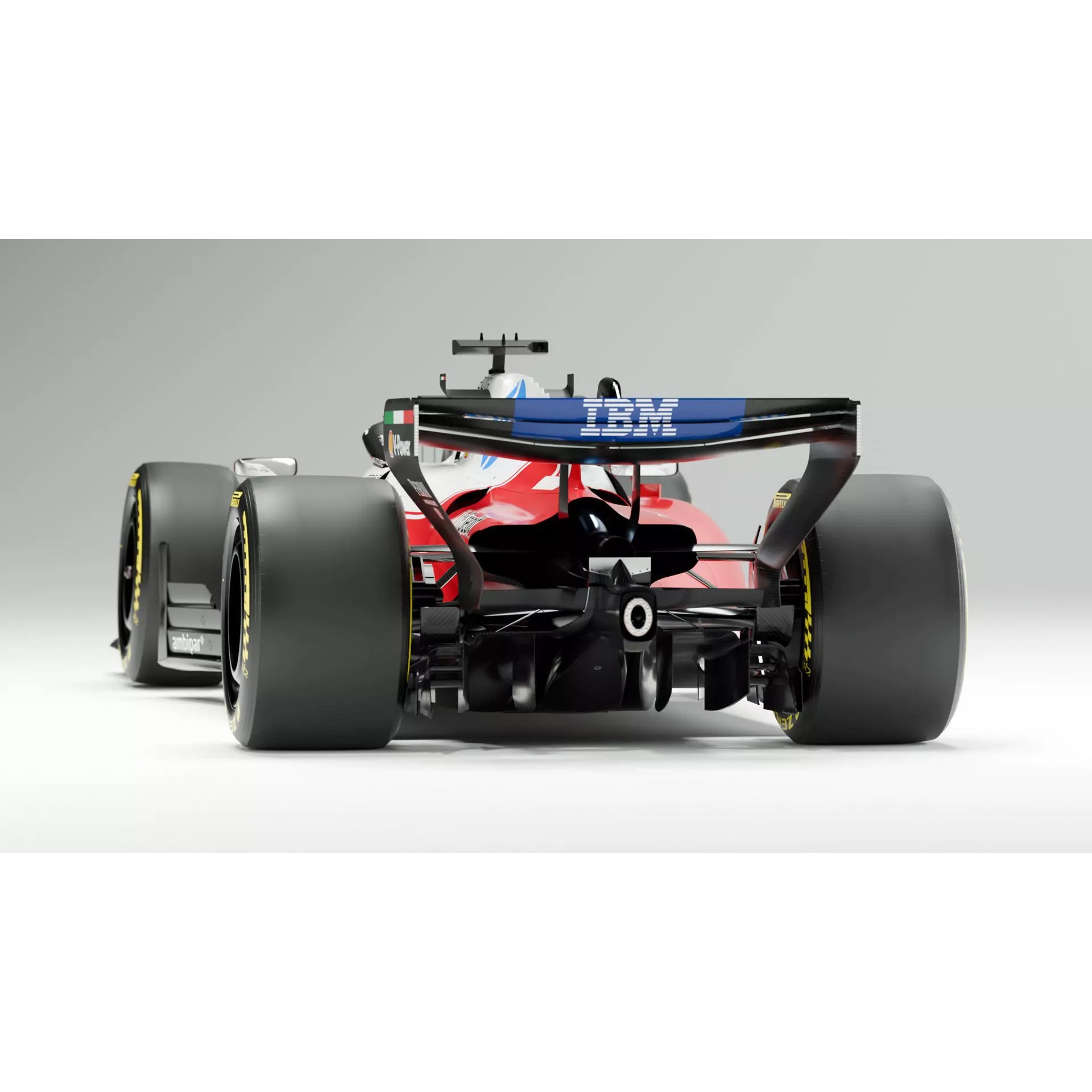 Ferrari SF-26 - Low-Poly Game-Ready 3D Model - View 8