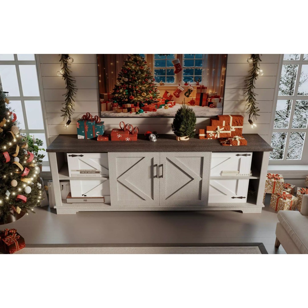 Cozy Christmas Living Room 3D Model – Low Poly PBR Asset, FBX - View 6