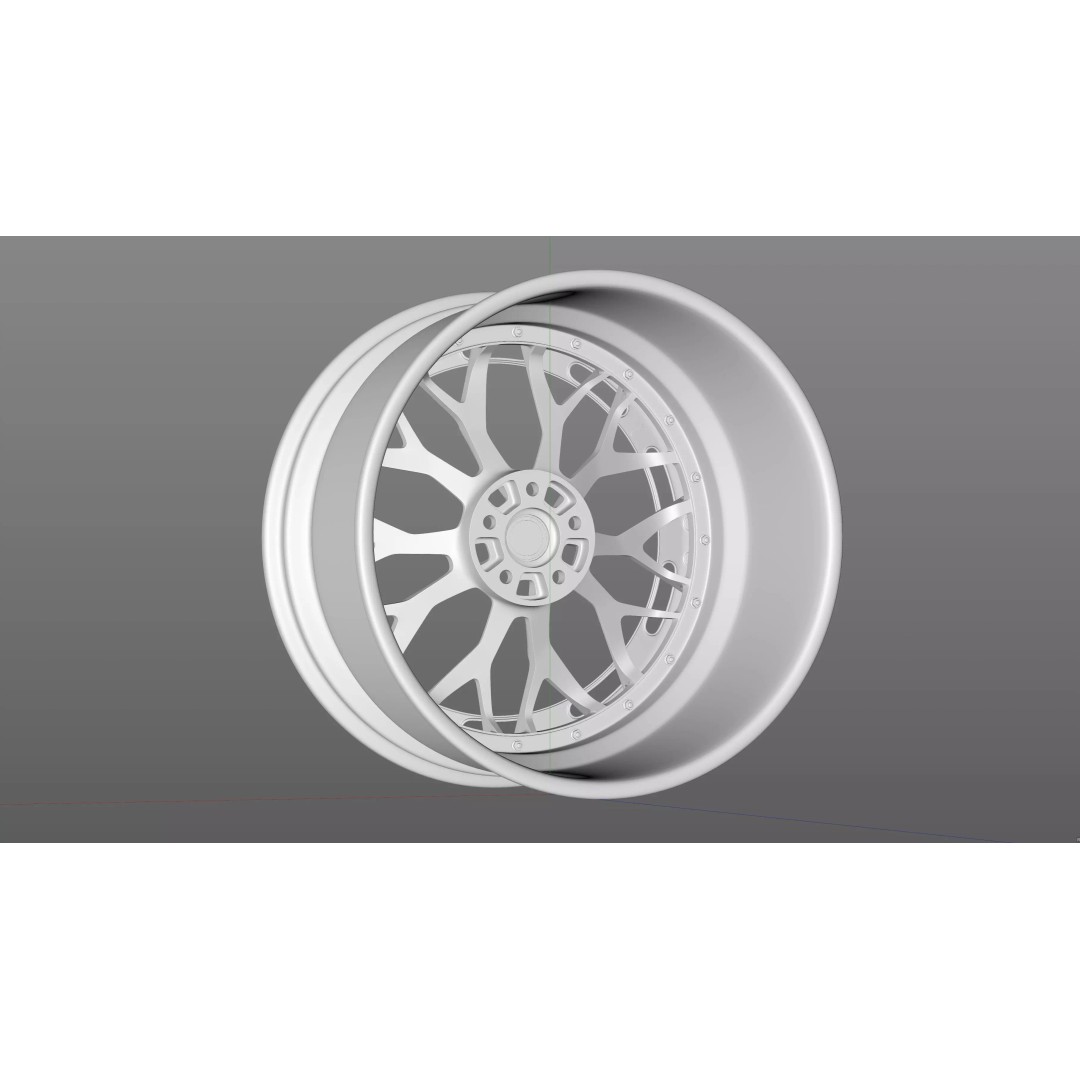 AL13 R80 109R Rim 3D Model – Low Poly Game Asset, FBX, OBJ, Blender - View 21