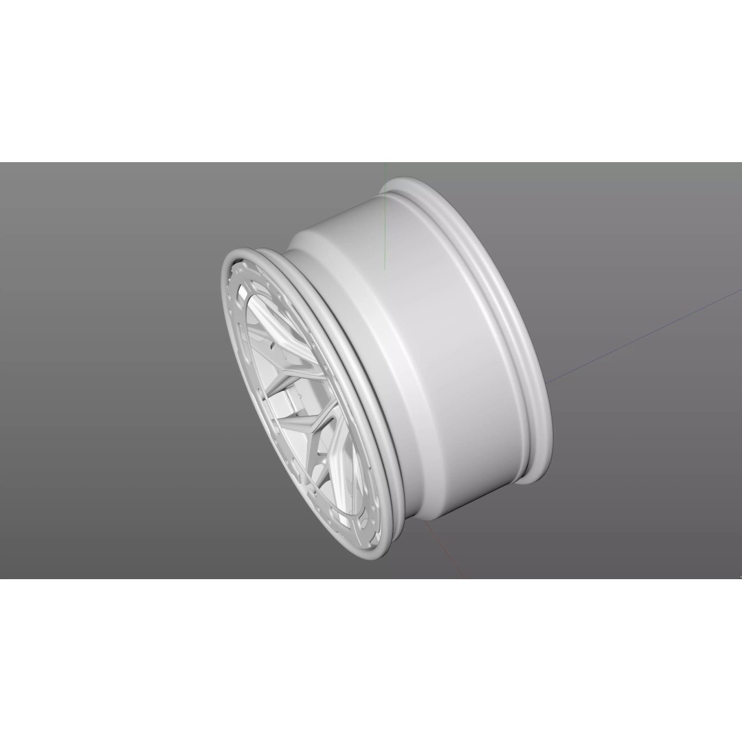 AL13 R80 109R Rim 3D Model – Low Poly Game Asset, FBX, OBJ, Blender - View 25