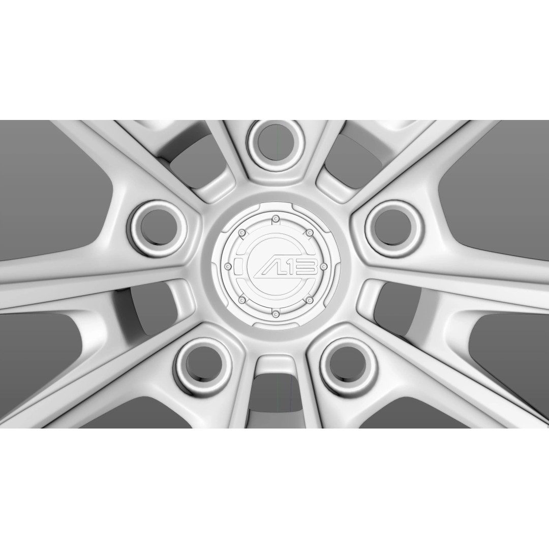 AL13 R80 109R Rim 3D Model – Low Poly Game Asset, FBX, OBJ, Blender - View 29