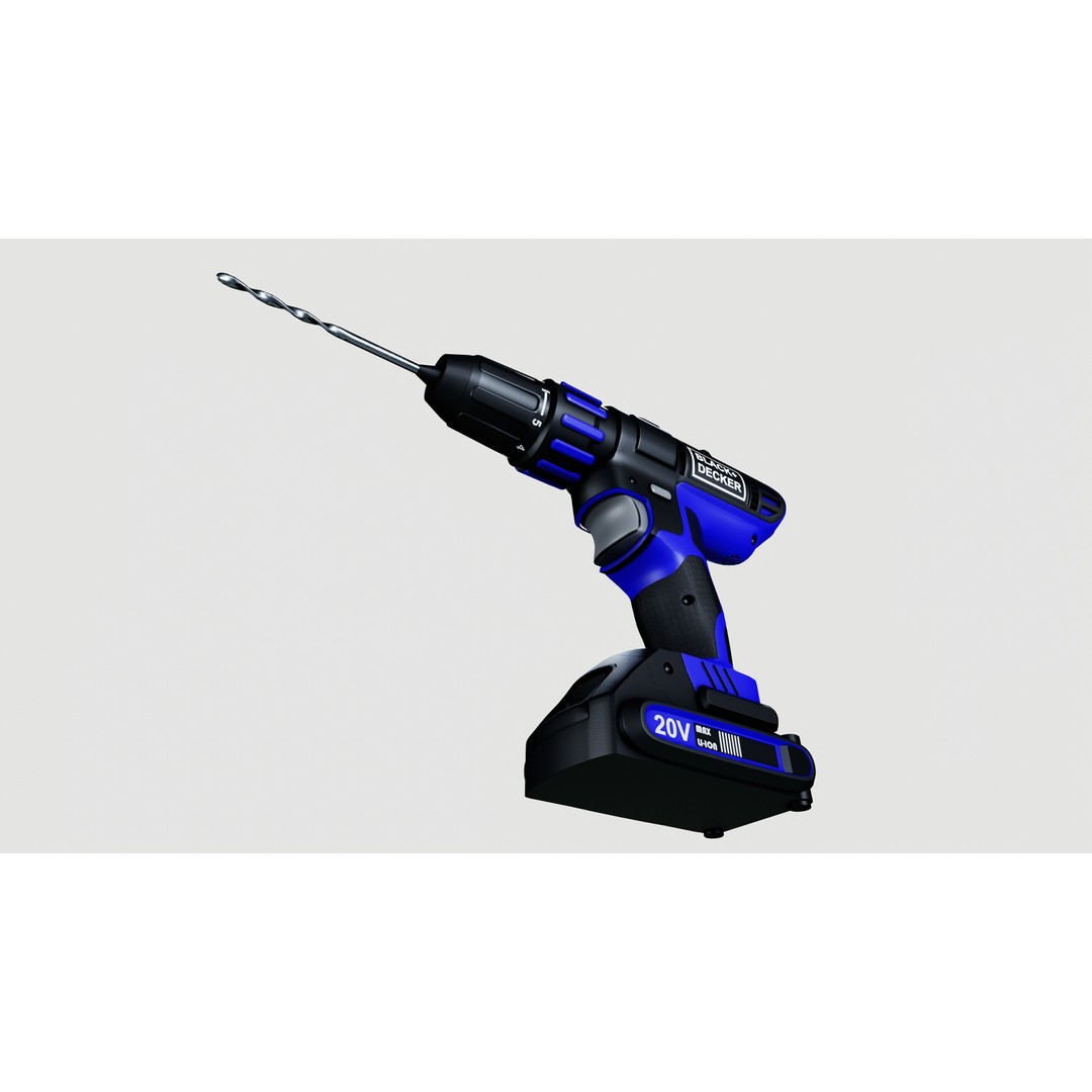 Power Drill 3D Model – Low Poly PBR Game Asset, FBX - View 6
