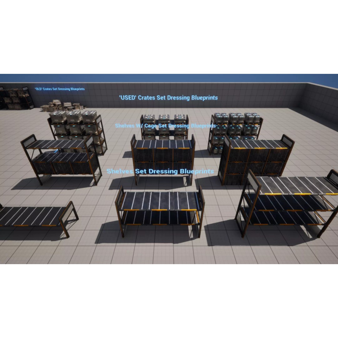 Standard Storage Crate 3D Model – Low Poly Game Asset, FBX & OBJ - View 17