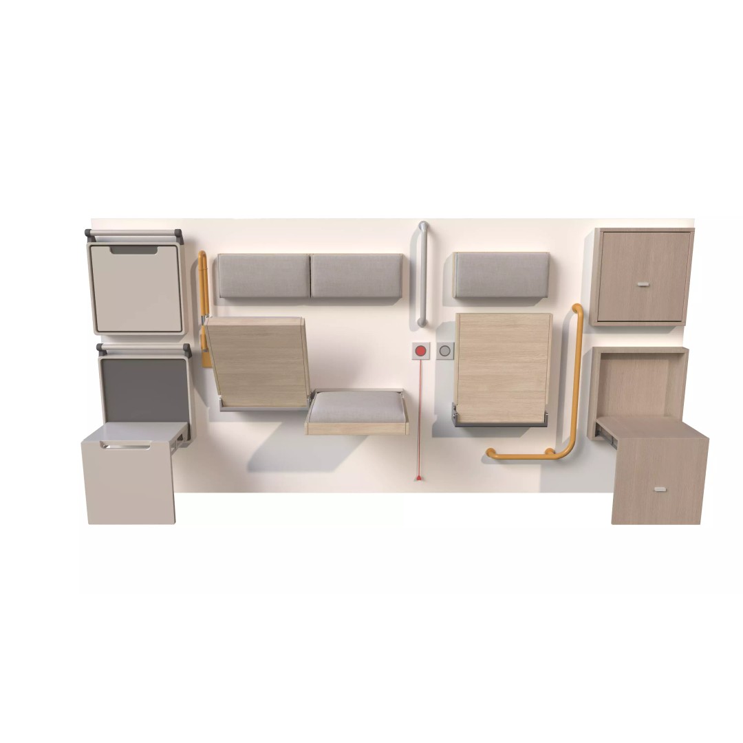 Folding Chair 3D Model – Low Poly Furniture Asset, FBX & OBJ Formats - View 2