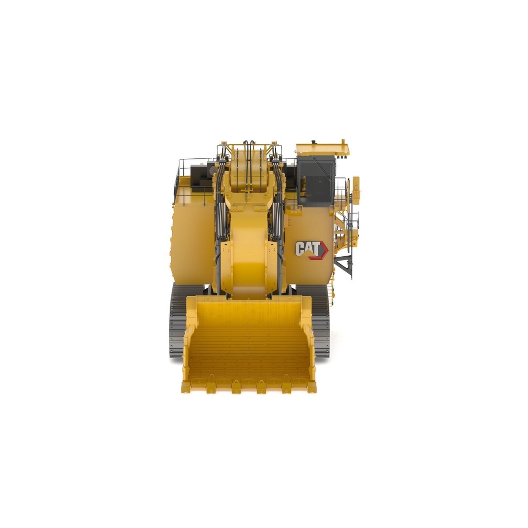 CAT 6060 Hydraulic Mining Shovel 3D Model – High Quality PBR Asset, FBX/OBJ - View 4