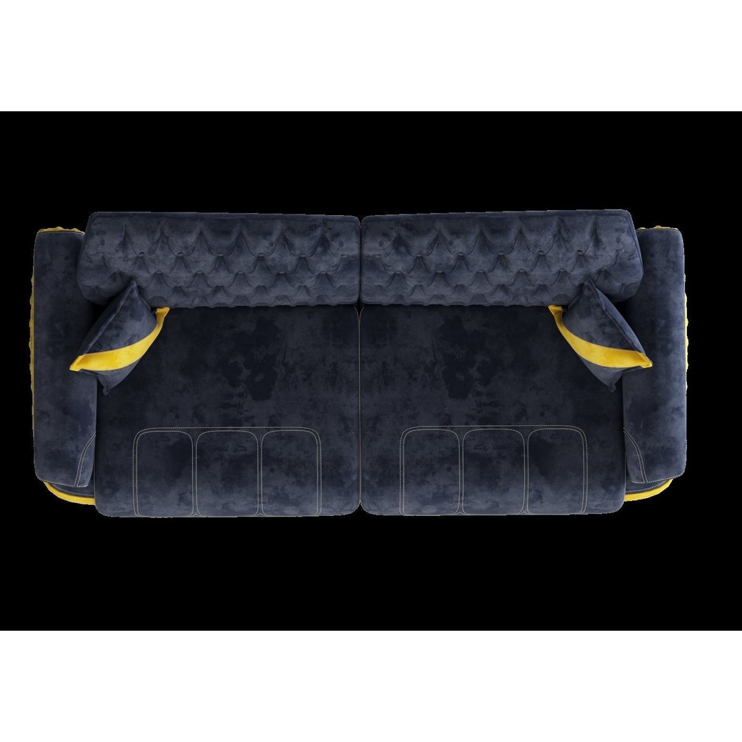 Casette Modern Sofa 3D Model – PBR Textured, Game Ready, FBX & OBJ - View 11