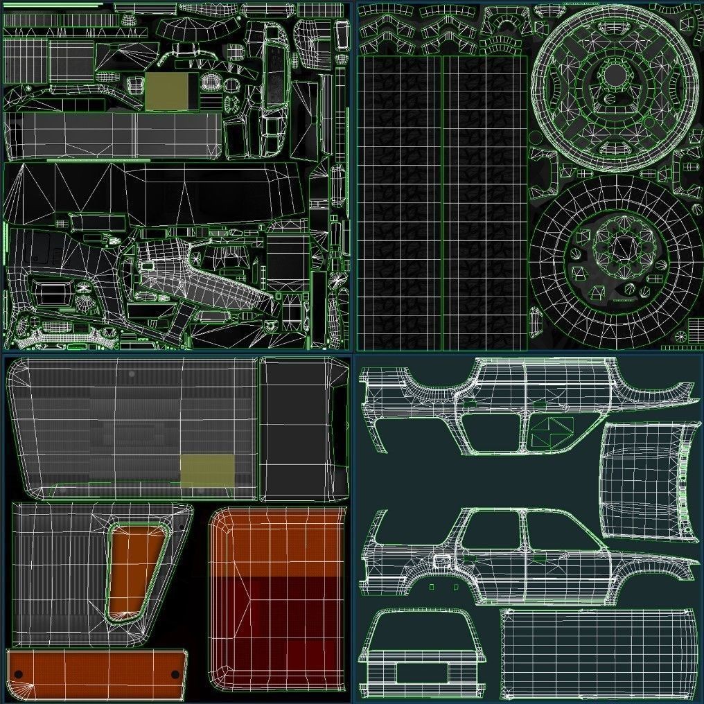 1990 Toyota 4Runner - Low-Poly Game-Ready 3D Model