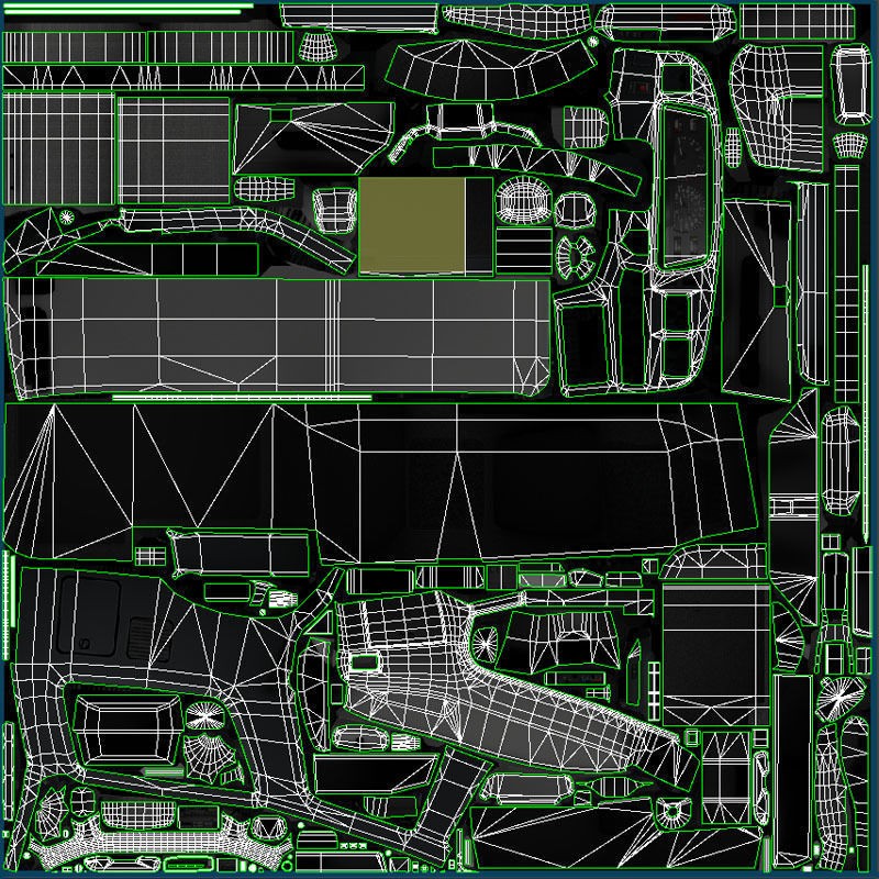 1990 Toyota 4Runner - Low-Poly Game-Ready 3D Model - View 44
