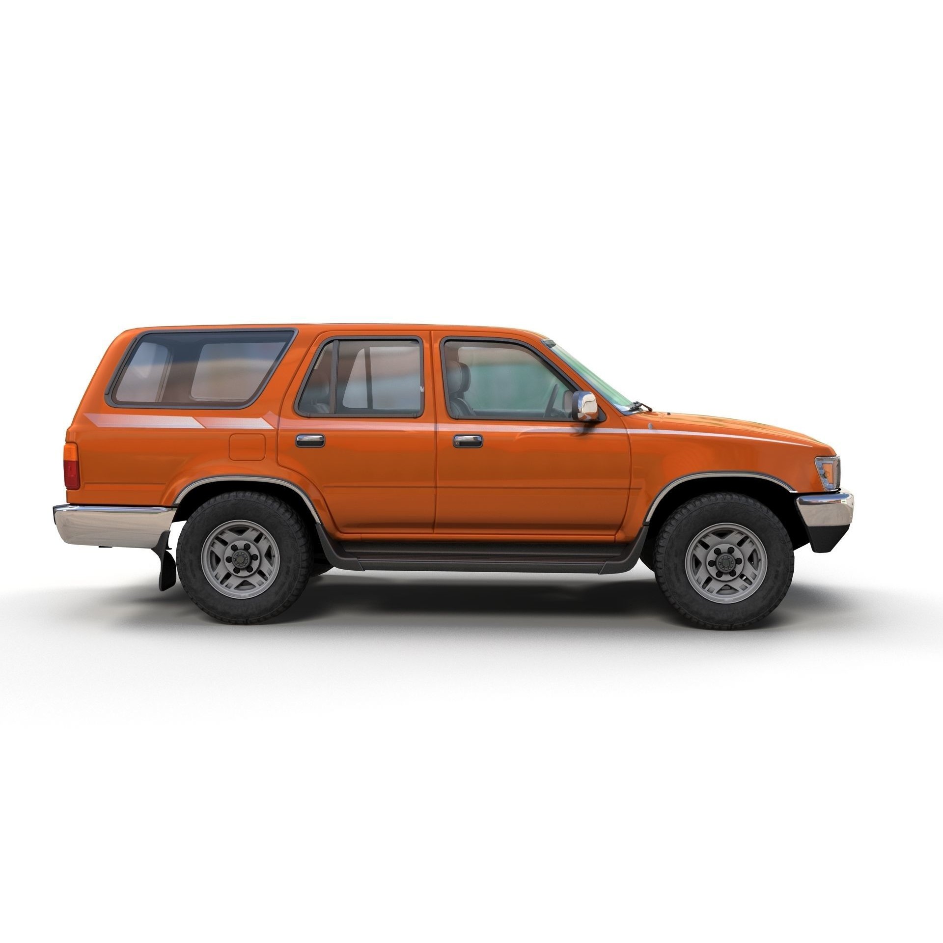 1990 Toyota 4Runner - Low-Poly Game-Ready 3D Model - View 5