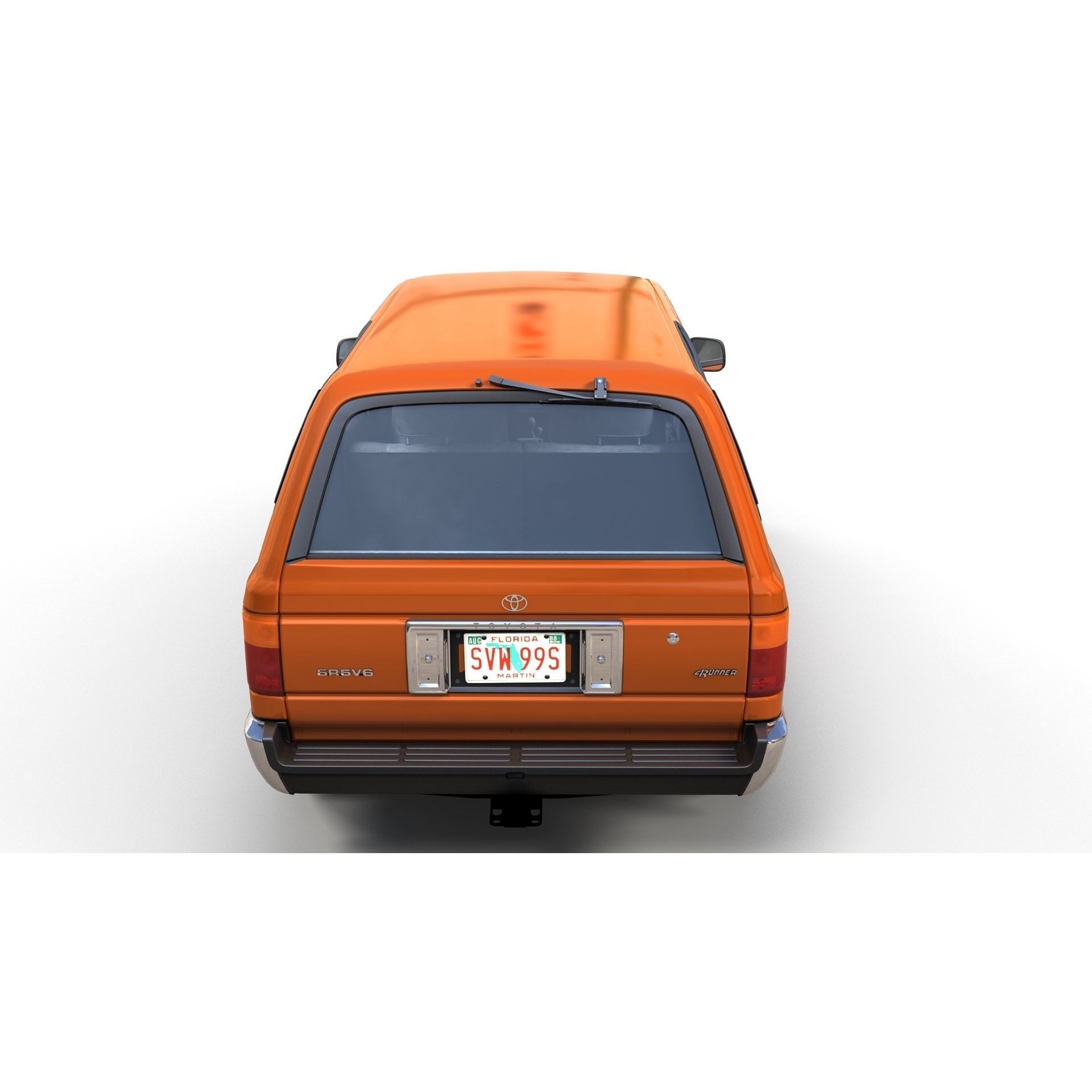 1990 Toyota 4Runner - Low-Poly Game-Ready 3D Model - View 8