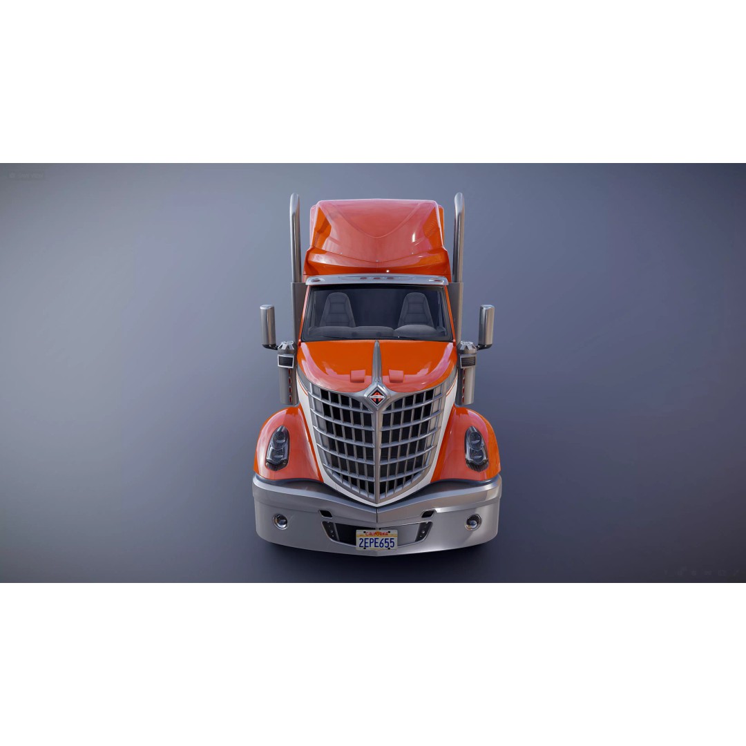 International LoneStar Fuel Trailer 3D Model – Low Poly Game Ready FBX - View 26