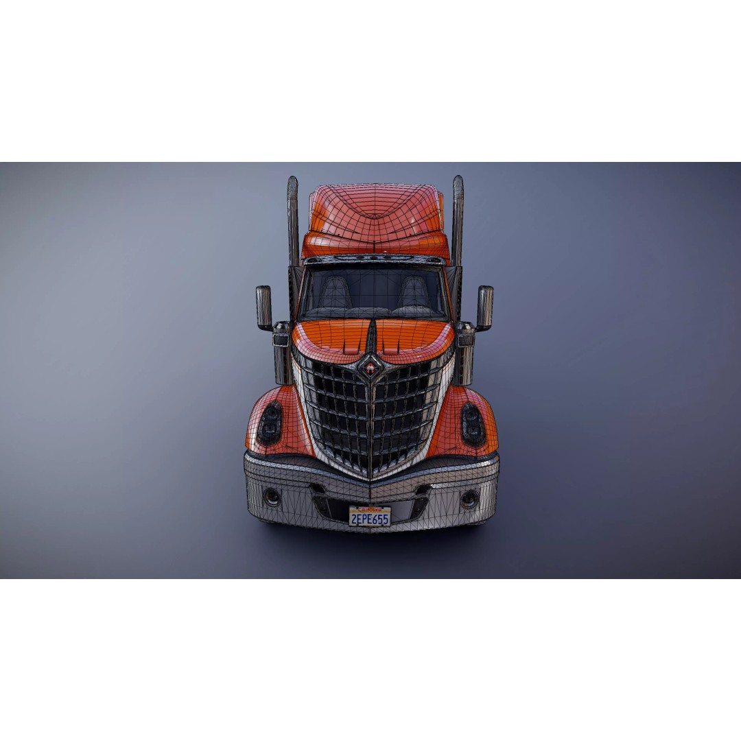 International LoneStar Fuel Trailer 3D Model – Low Poly Game Ready FBX - View 42