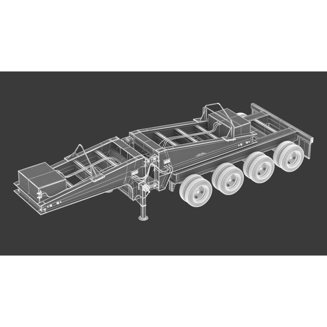 Nelson Pin N Go Trailer 3D Model – High Poly PBR Utility Asset, FBX, OBJ - View 21