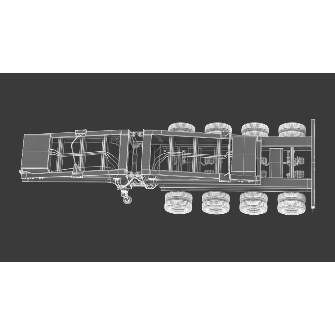 Nelson Pin N Go Trailer 3D Model – High Poly PBR Utility Asset, FBX, OBJ - View 22