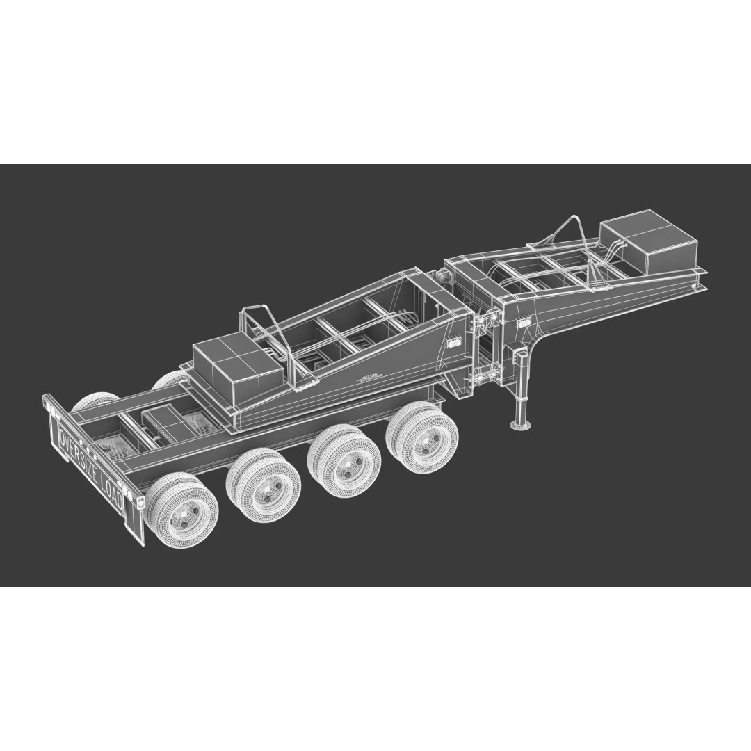 Nelson Pin N Go Trailer 3D Model – High Poly PBR Utility Asset, FBX, OBJ - View 23