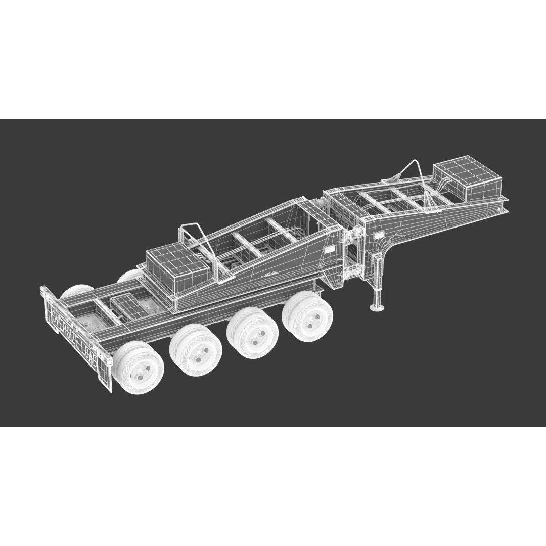 Nelson Pin N Go Trailer 3D Model – High Poly PBR Utility Asset, FBX, OBJ - View 4