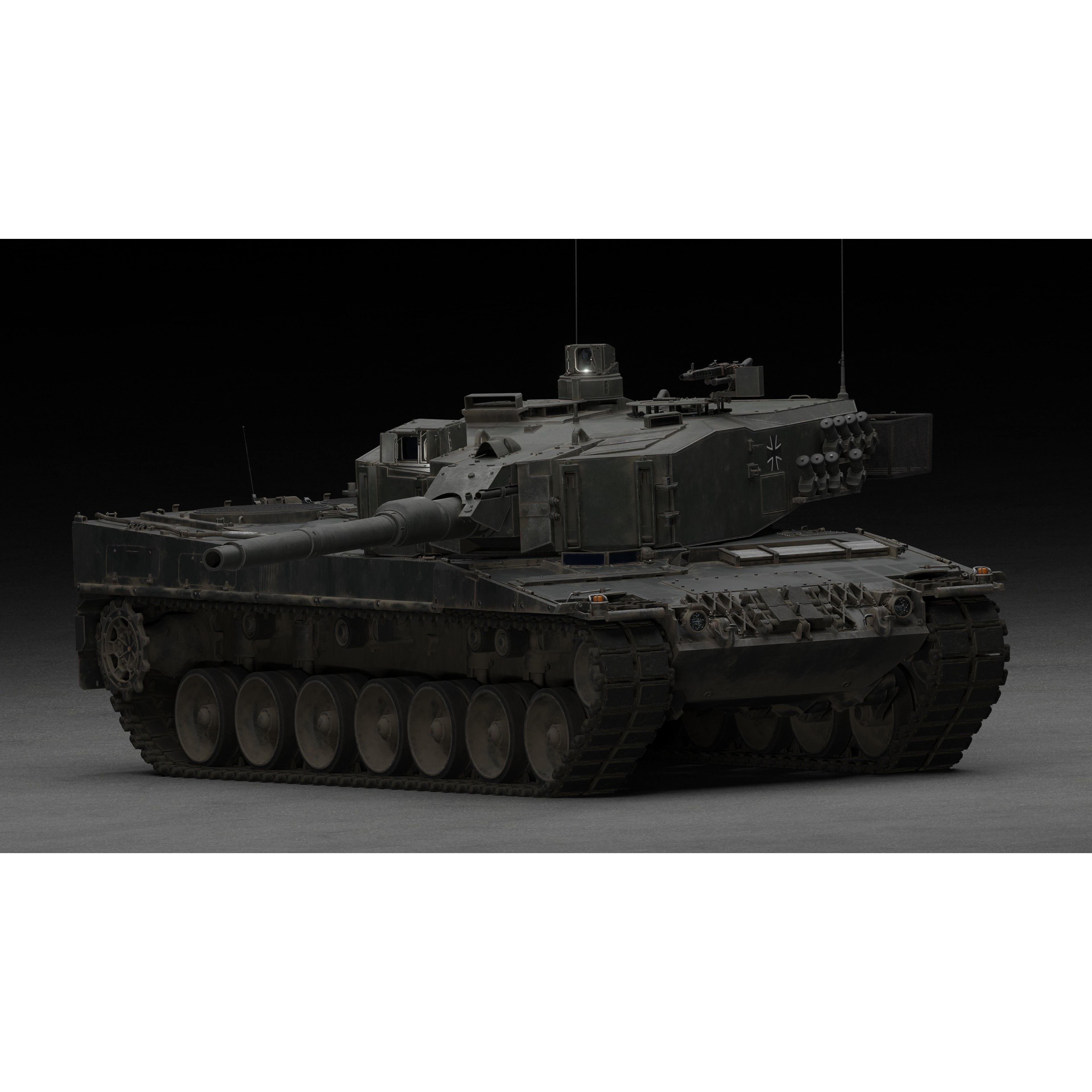 Leopard 2A6 Tank - Game-Ready 3D Model - View 13