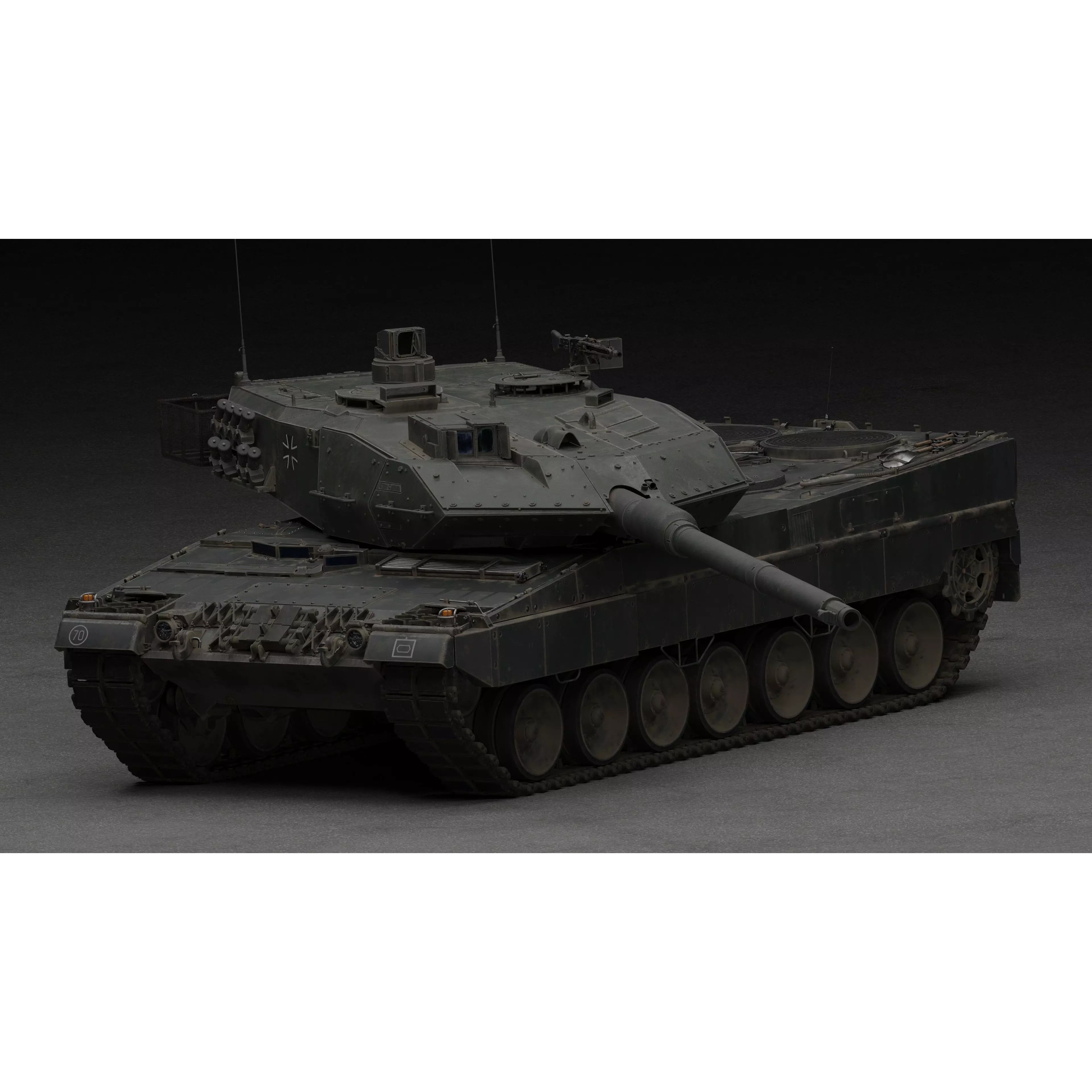 Leopard 2A6 Tank - Game-Ready 3D Model - View 2