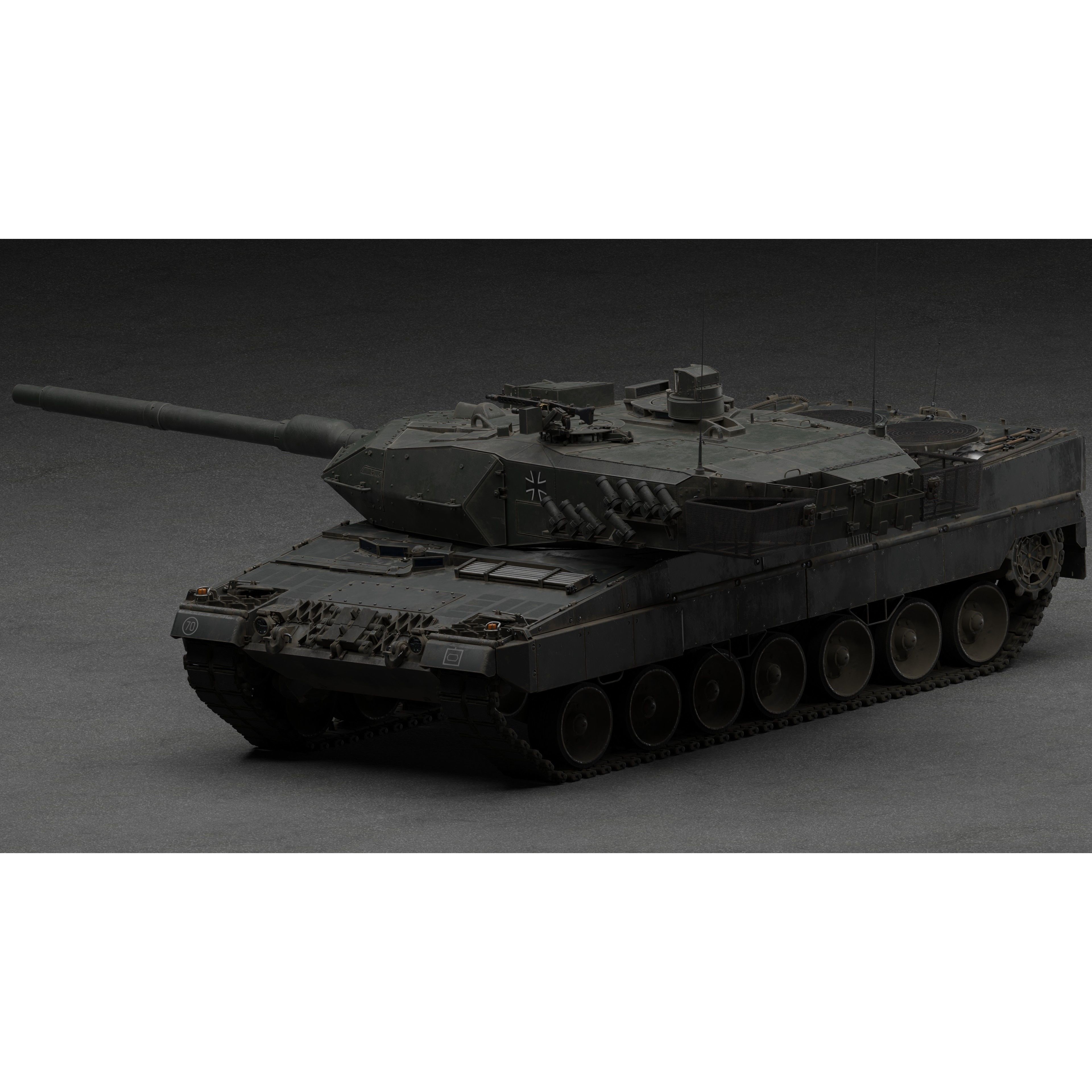 Leopard 2A6 Tank - Game-Ready 3D Model - View 24