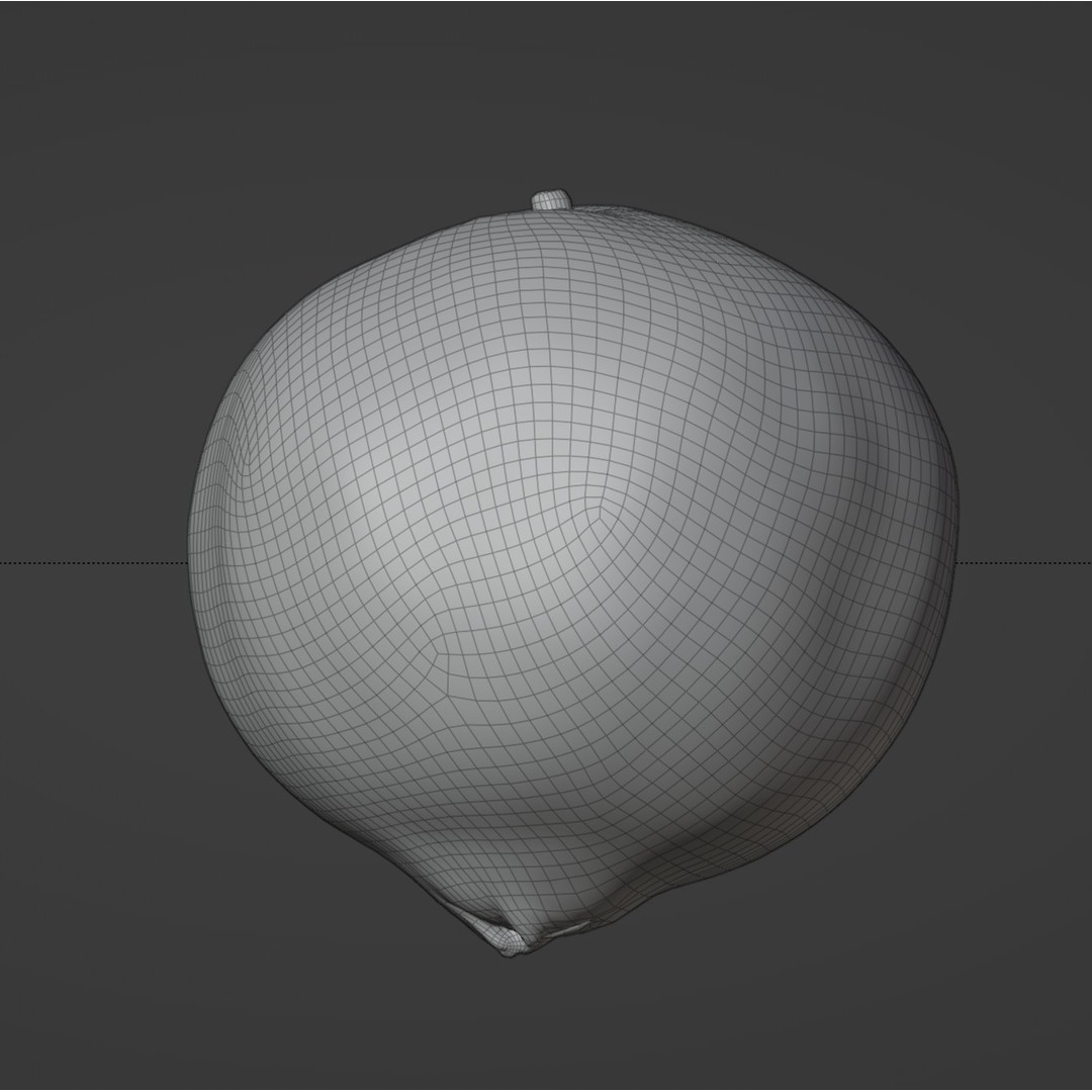 Pomegranate 3D Model – Low Poly Fruit Set with PBR Textures, FBX, OBJ - View 10