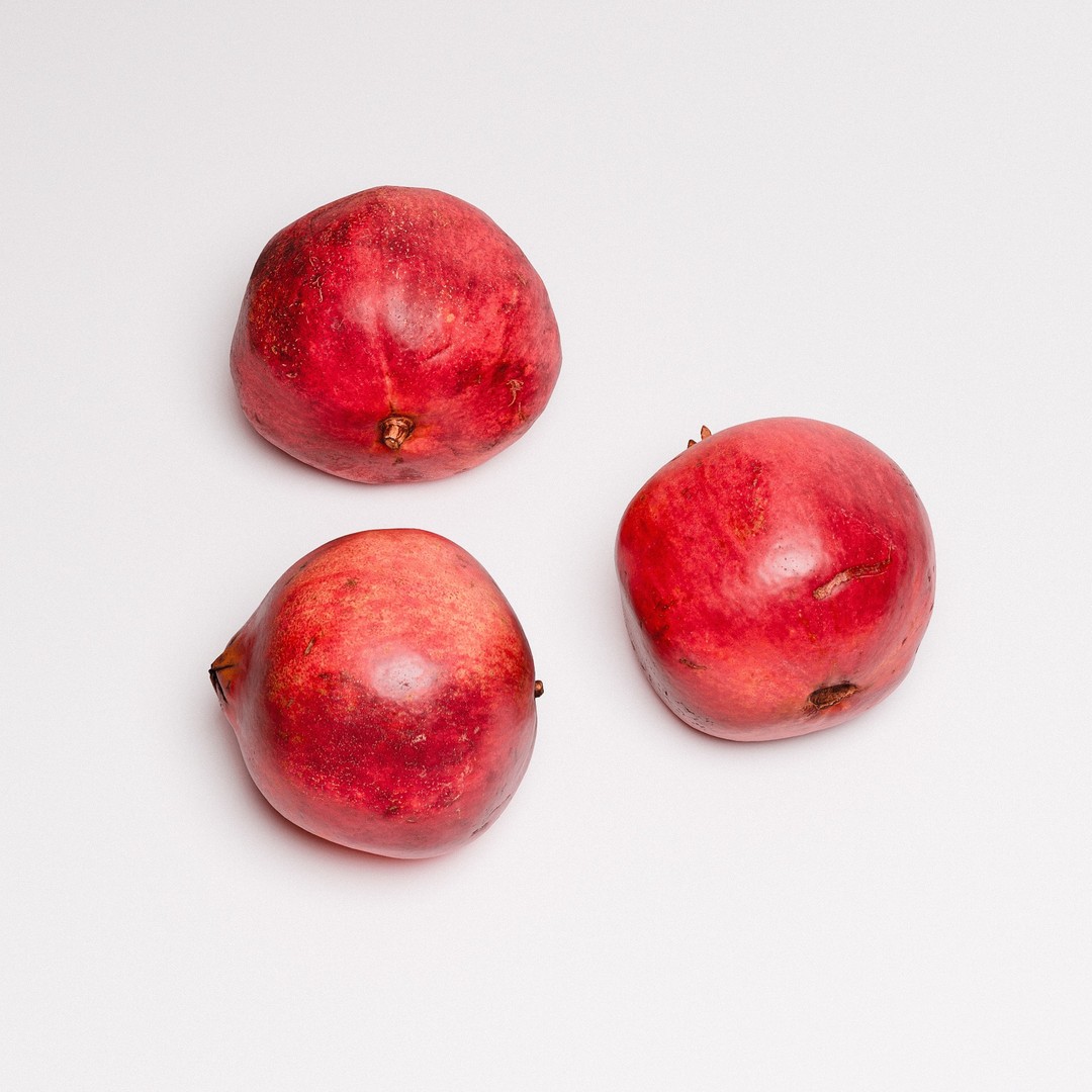 Pomegranate 3D Model – Low Poly Fruit Set with PBR Textures, FBX, OBJ - View 4