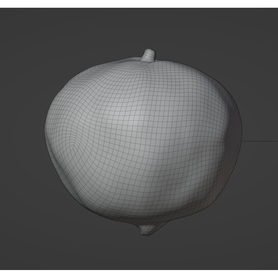 Pomegranate 3D Model – Low Poly Fruit Set with PBR Textures, FBX, OBJ - View 9