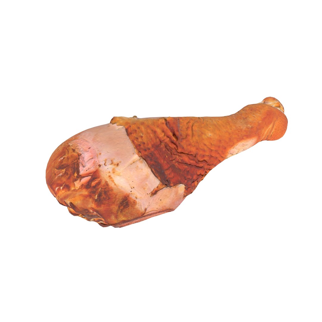 Grilled Chicken Leg Piece 3D Model – Low Poly PBR Game Asset, FBX - View 15