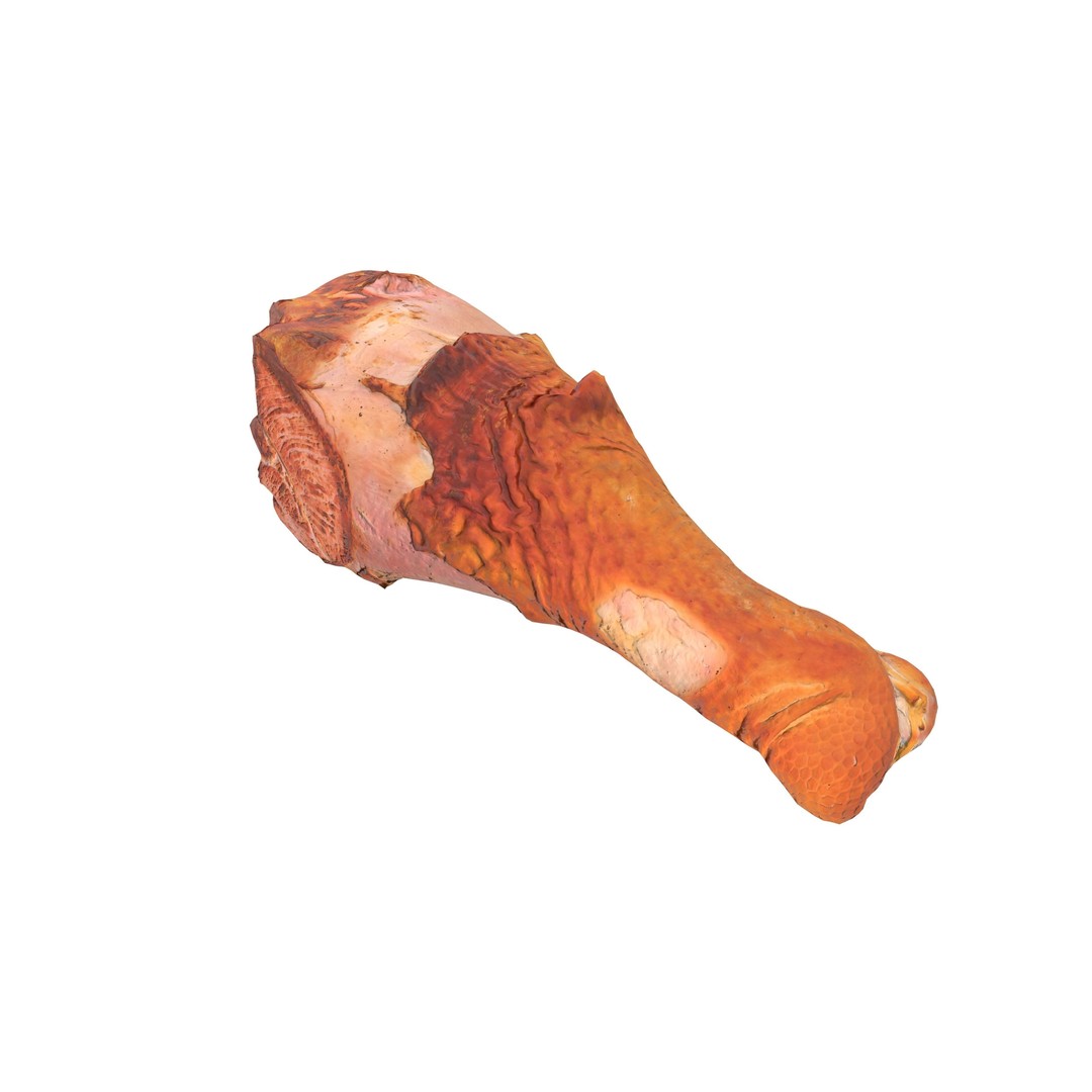 Grilled Chicken Leg Piece 3D Model – Low Poly PBR Game Asset, FBX - View 5