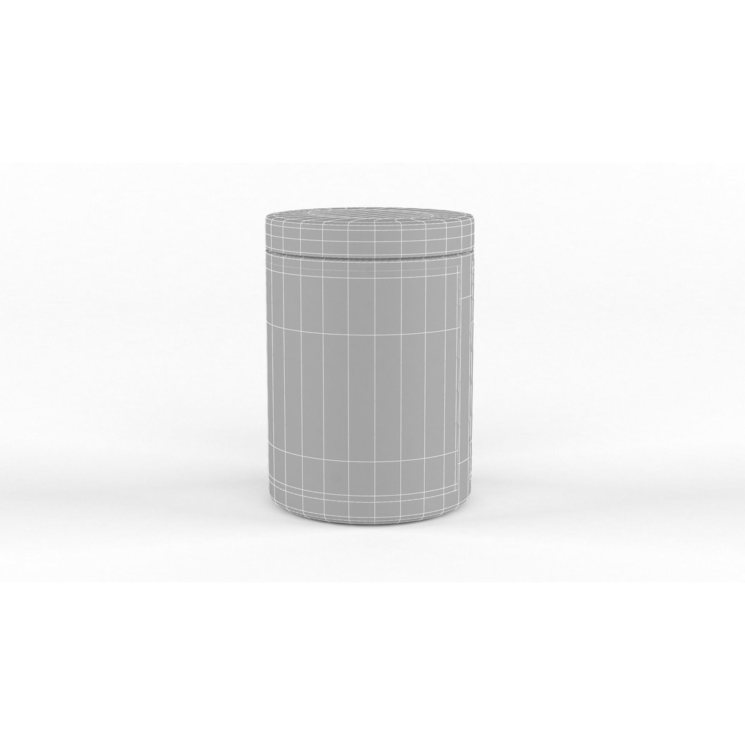 Protein Powder 3D Model – High Poly PBR Asset, FBX, Game-Ready