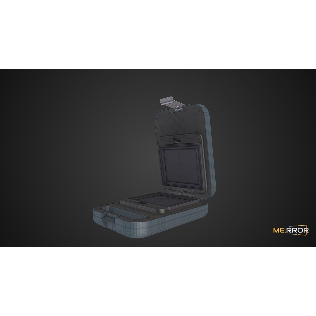 Waffle Machine 3D Model – Low Poly Game Ready Asset, FBX, OBJ - View 11
