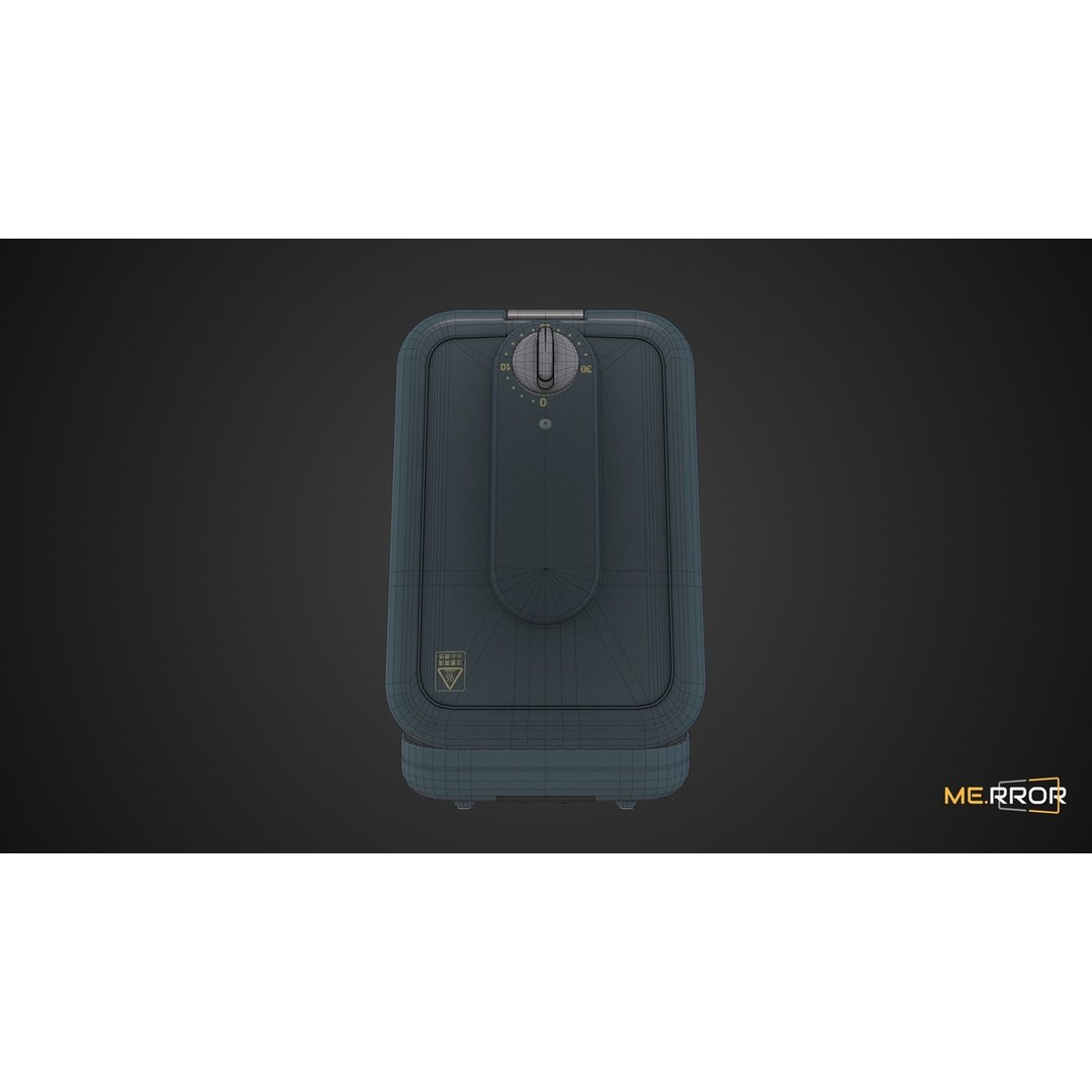 Waffle Machine 3D Model – Low Poly Game Ready Asset, FBX, OBJ - View 6